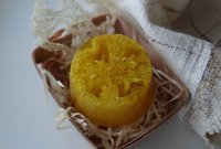 Массажное мыло с натуральной мочалкой люфой Массажное мыло с натуральной мочалкой люфой