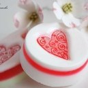 Мыло в форме сердца из основы Мыло в форме сердца из основы