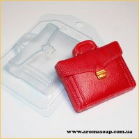 Leather briefcase 100 g plastic mold