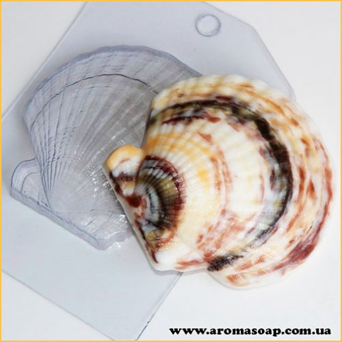 Shell/Scallop 90 g plastic mold