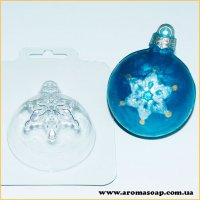 Куля/Сніжинка 50г форма пластикова
