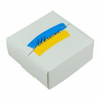 Коробка малая белая Ukraine