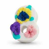 8 March "Pansies" №01 silicone mold