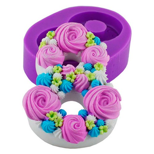 8 March with marshmallows 95 g silicone mold