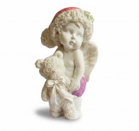 Angel with teddy bear 2 3D silicone mold