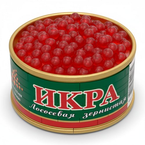 Банка червоної ікри 3D еліт-форма