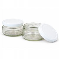 110 ml glass jar and metal lid