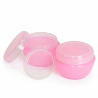 Баночка 10 мл фігурна рожева