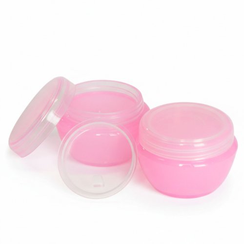 Баночка 10 мл фигурная розовая