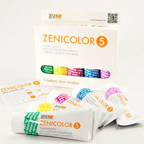 Набор пигментов ZeniColor, Словакия 5 шт по 30 г