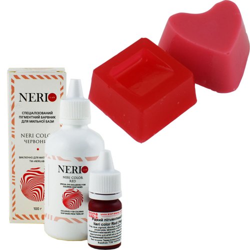 Liquid pigment dye Neri color Red