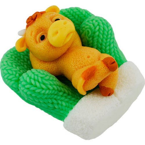 Бычок мечтатель и варежки (комплект из двух форм) 3D элит-форма