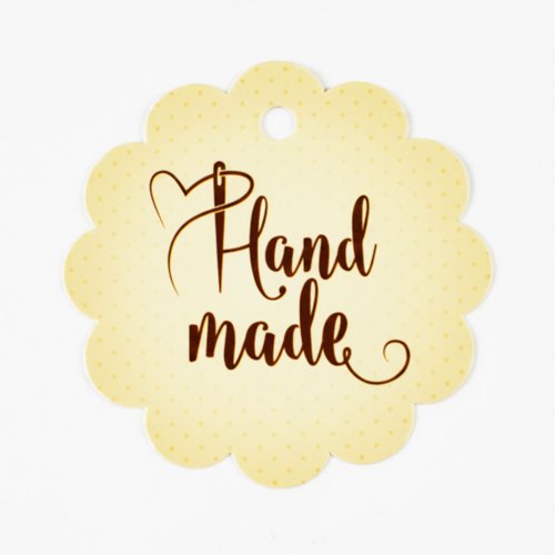 Decorative tag No. 29 3 pcs