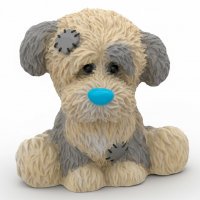 Голубой щенок 3D элит-форма