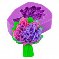 Lilac bouquet 2D 50 g silicone mold