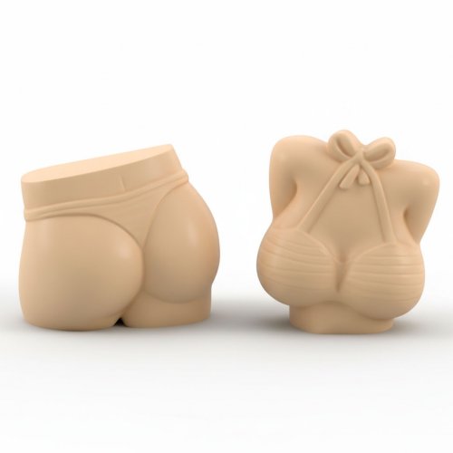 Busts (top and bottom) silicone mold