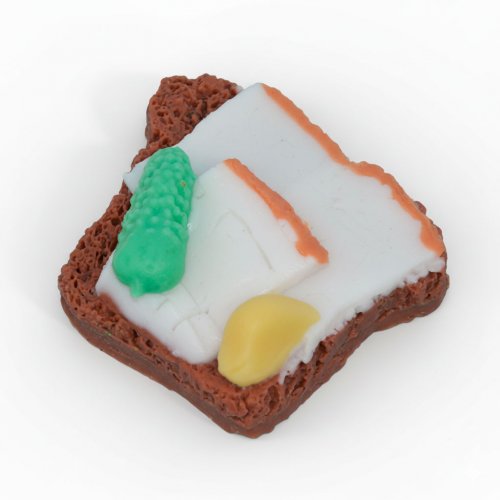 Sandwich with cucumber and salo silicone mold