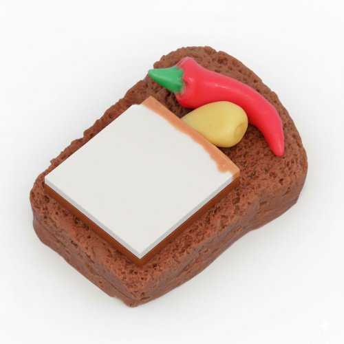 Бутерброд з перцем і салом еліт-форма