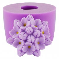 Lilac bunch small 3D 26 g silicone mold
