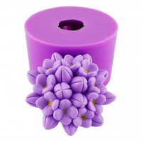 Lilac bunch large 3D 54 g silicone mold