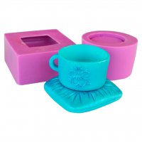 Чашка с подушкой 3D (2 формы) силиконовые элит-формы