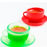 Чашка с блюдцем 3D (2 формы) элит-форма