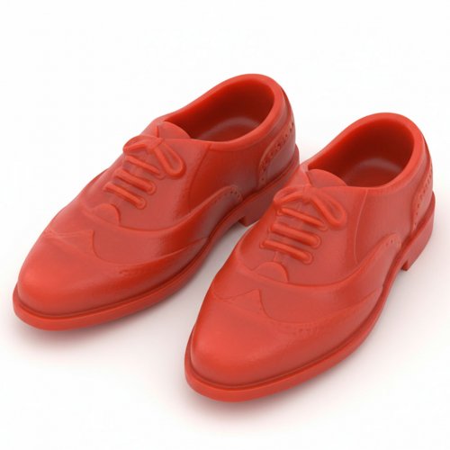 Men's shoe 3D silicone mold