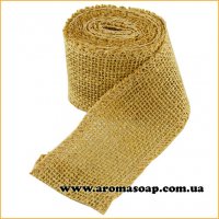 Burlap ribbon for decoration 50 mm x 2 meters