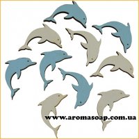 Plywood blank Dolphins 10 pcs
