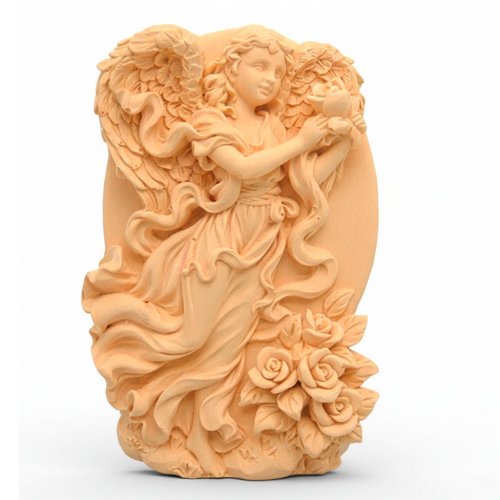 Девочка-Ангел с розой элит-форма