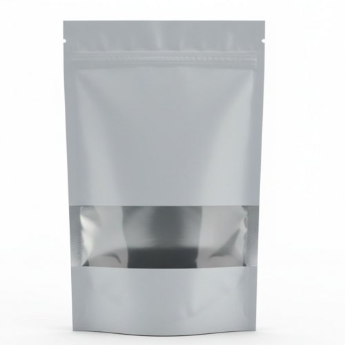 Дой-пак Белый с окном 130 х 200 мм с дном