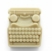 Typewriter silicone mold
