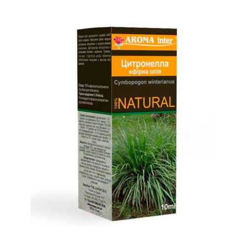 Цитронелла ефірна олія 10 мл