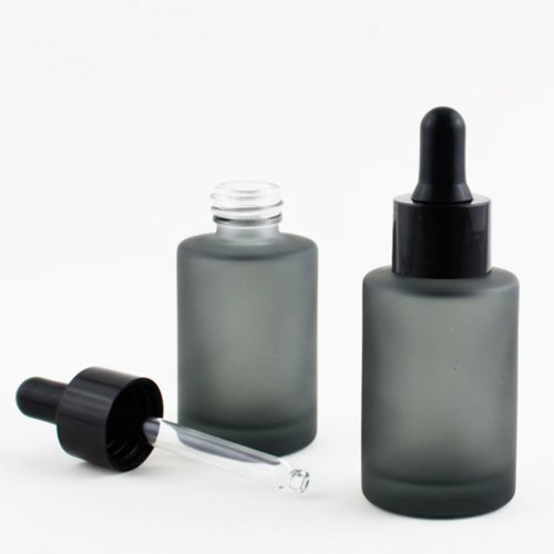Стеклянный Черный флакон Стиль 30 мл с пипеткой