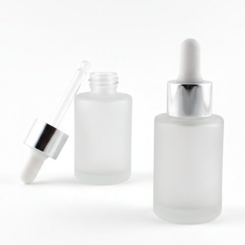 Скляний Матовий флакон Стиль 30 мл з піпеткою