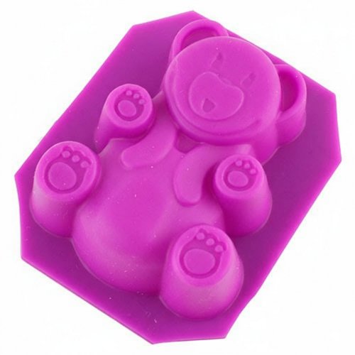 Silicone mold Bear Barney small
