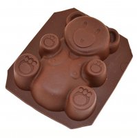 Silicone mold Bear Barney Large