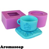 3D Cushion Cup (2 molds) Silicone Elite Molds