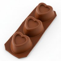 Силіконова форма Фігурні сердечка