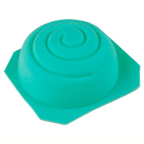 Форма для мыла Круг с завитком (силикон)