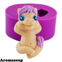 Лошадка Милая 36 г 3D силиконовая элит-форма