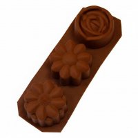 silicone mold cute flowers mini