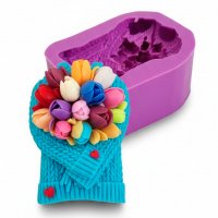 Квіткові обійми 92 г 2D силіконова еліт-форма