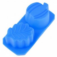 Silicone mold for soap Leaf and Pumpkin