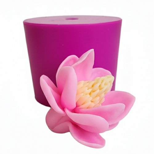 Магнолія бутон пишний 25 г 3D силіконова еліт-форма