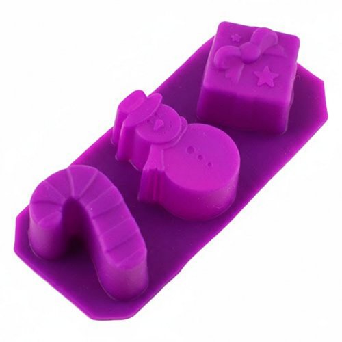 Silicone molds Christmas trio mini