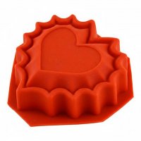 Silicone mold Flaming heart