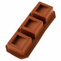 Потрійна силіконова форма Плиточки-міні