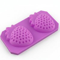 Silicone mold Strawberry small