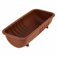 Прямокутна форма для нарізного мила (кругле дно) 1кг